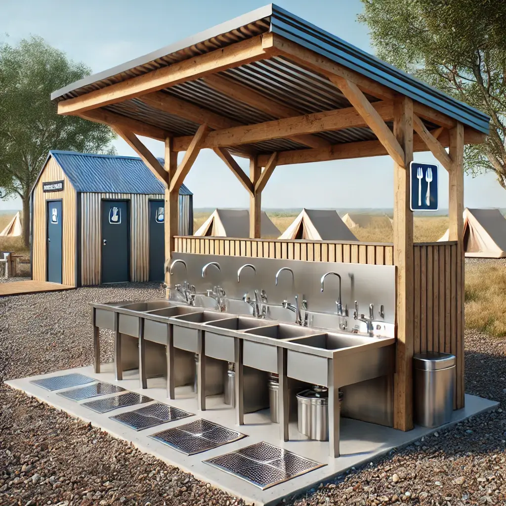 상수도 연결, 지하수 개발, 정화조 설치