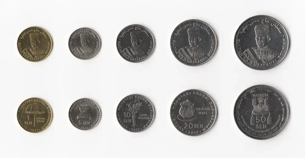 브루나이 달러 동전 종류