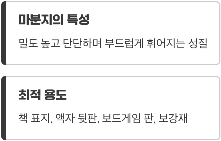 튼튼한 뼈대가 필요할 땐, 마분지