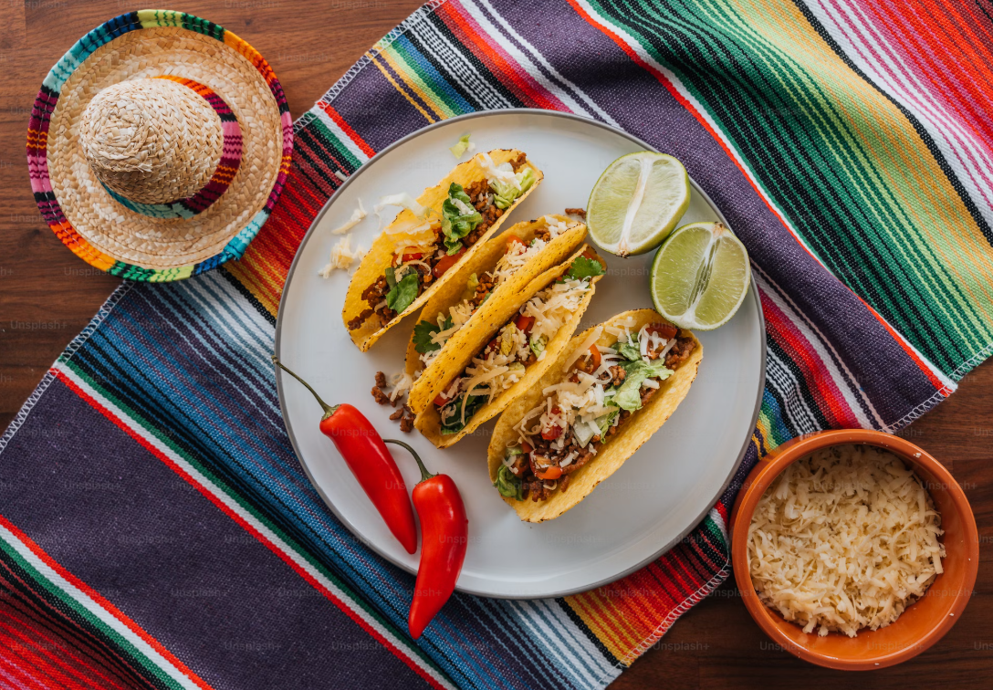 멕시코 음식 타코 사진