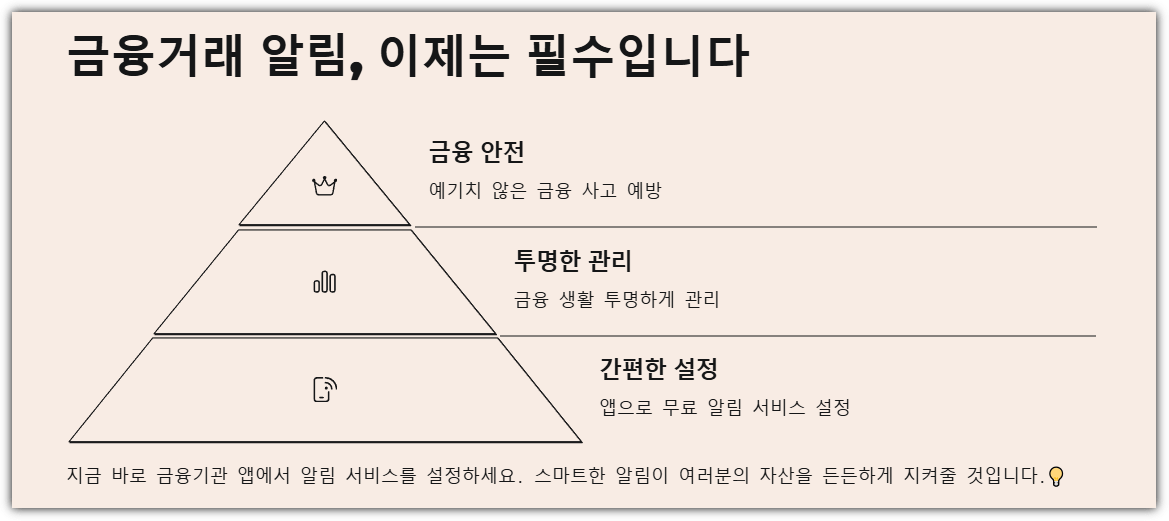 마무리: 금융거래 알림, 이제는 필수
