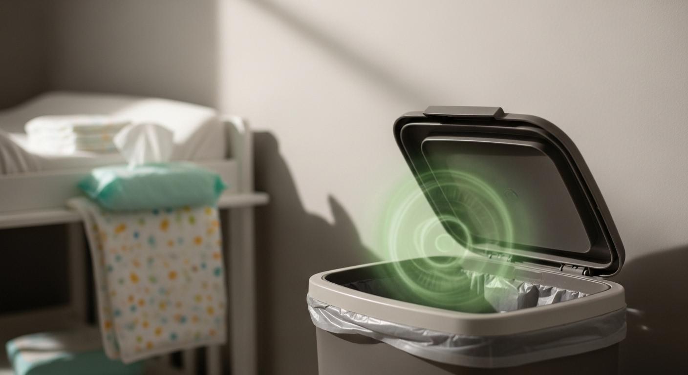 기저귀 쓰레기통 냄새