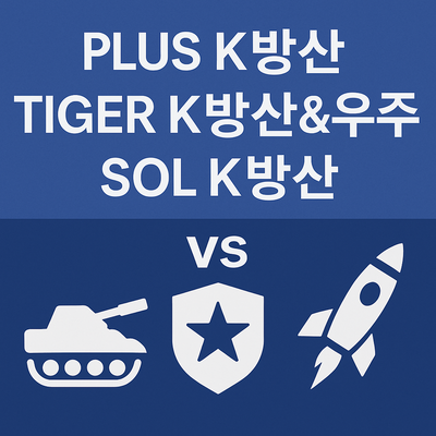 K방산 ETF 3종 비교