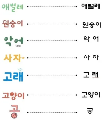 네글자 동물이름과 어려운 동물이름 모음 정리_18