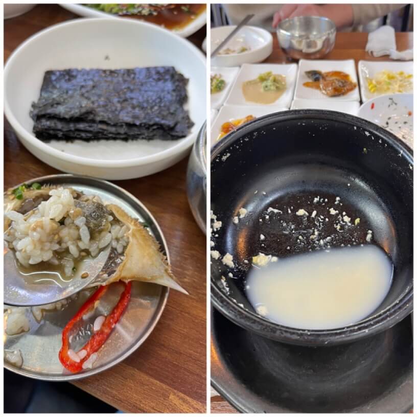 송정원 간장게장과 순두부