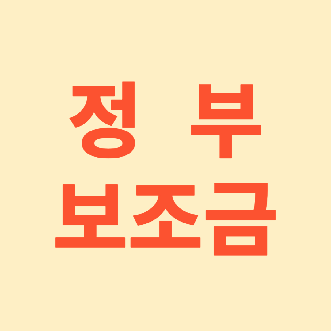 정부보조금