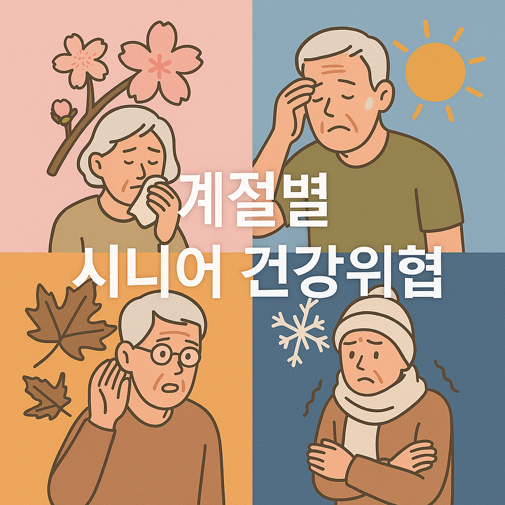 봄&middot;여름&middot;가을&middot;겨울, 계절마다 달라지는 시니어 건강 위험 신호 총정리✅