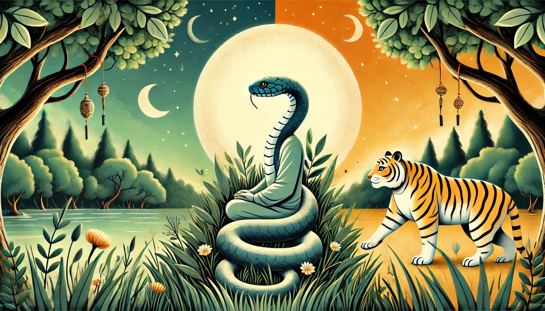 뱀띠남자-범띠여자-궁합