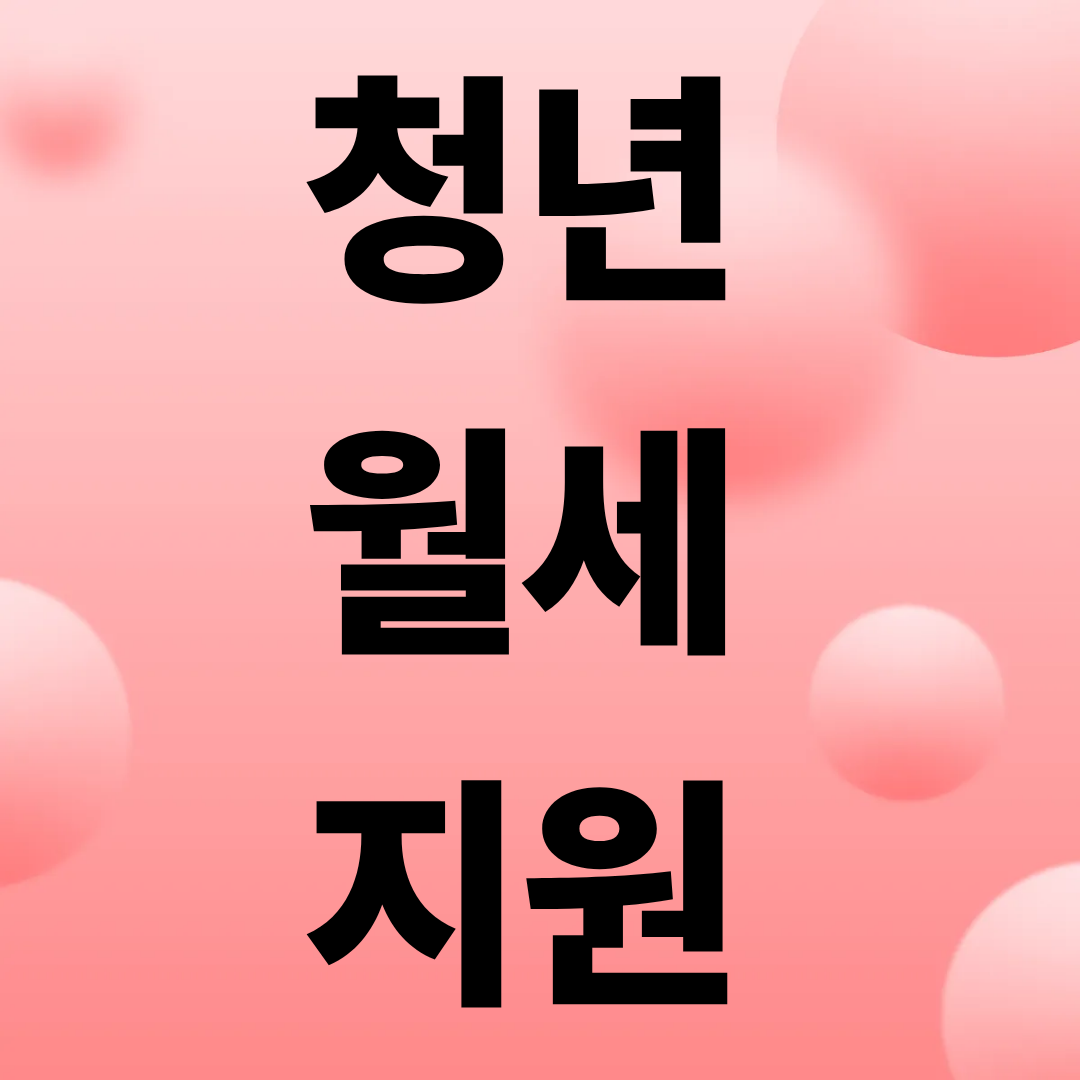 청년월세지원