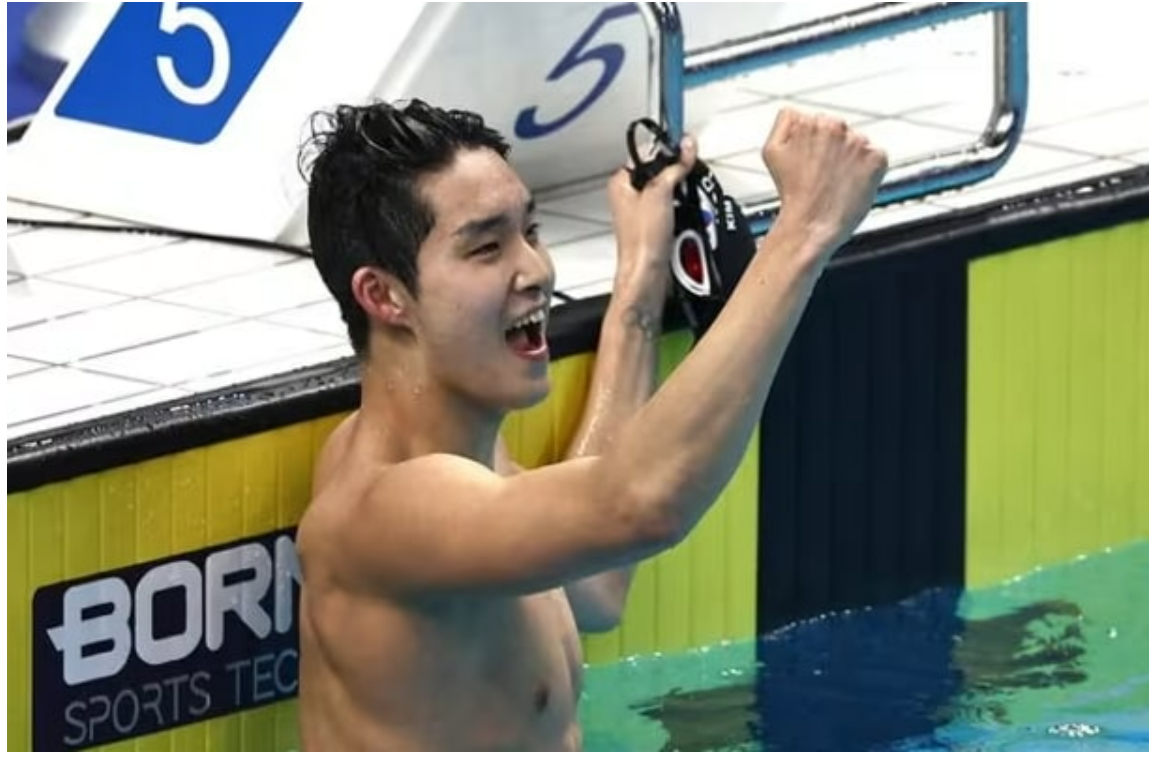 파리올림픽 남자수영 김우민