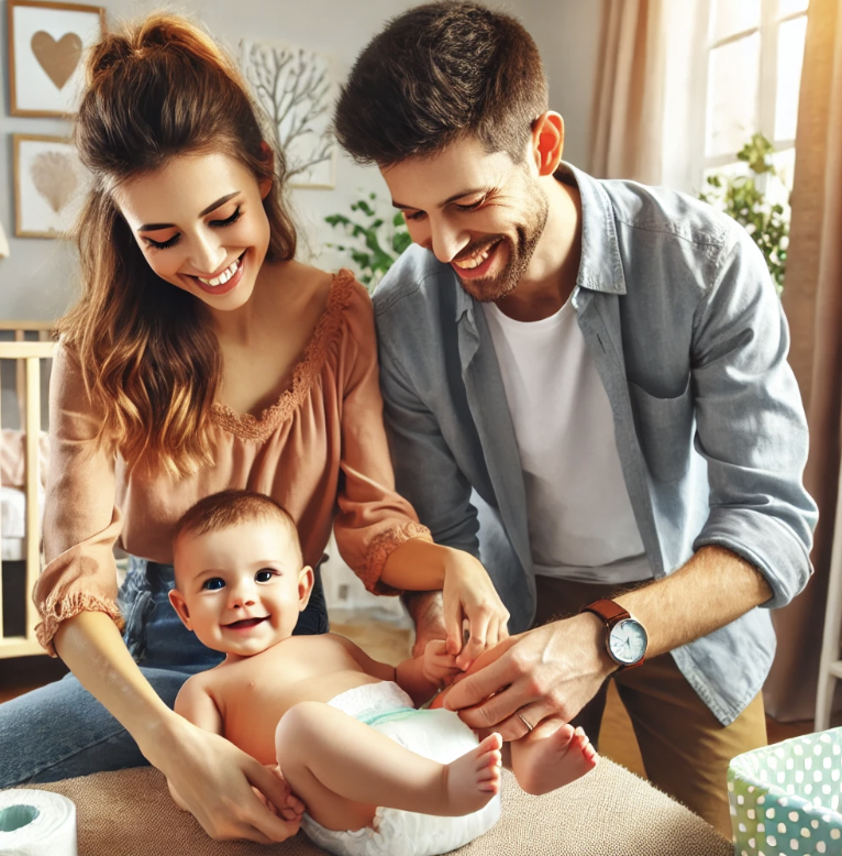 30대 초보부모 육아 이미지