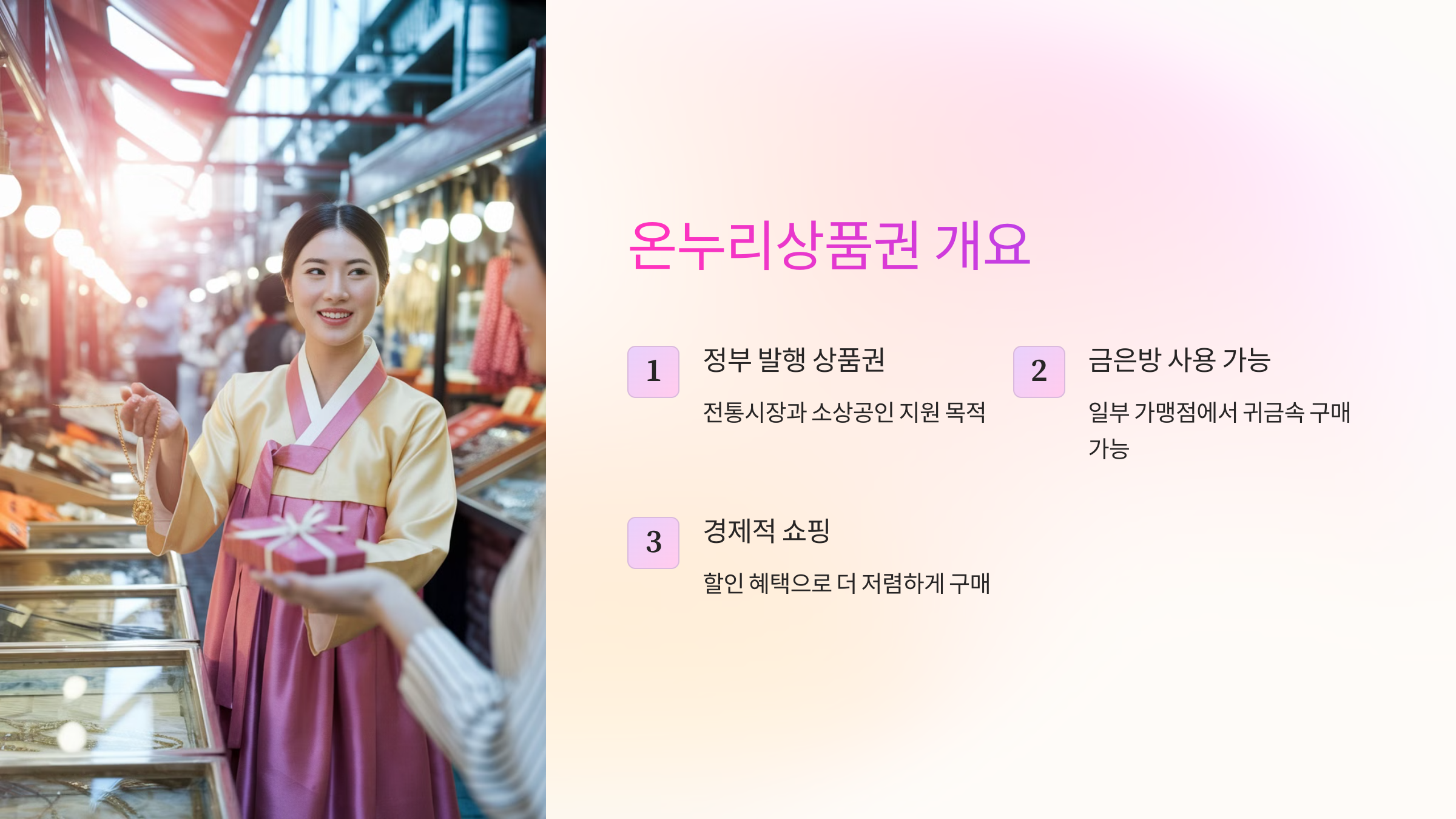 온누리상품권 개요