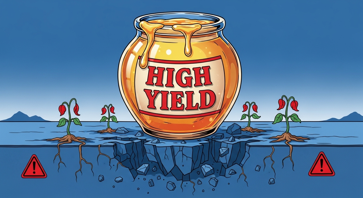 ์ฃผ๊ฐ ํ๋ฝ์ผ๋ก ์ธํด ๋ฐฐ๋น์์ต๋ฅ ์ด ๋๊ฒ ๋ณด์ด๋ '๋ฐฐ๋น ํจ์ '์ ์๊ฐ์ ์ผ๋ก ๋ฌ์ฌํ ์ด๋ฏธ์ง. ๋ฌ์ฝคํ ๊ฟ๋จ์ง ์๋ ๋ฌด๋์ง๋ ๋
๊ณผ ์๋ค์ด๊ฐ๋ ์๋ฌผ๋ค์ด ์ํ์ ๊ฒฝ๊ณ ํฉ๋๋ค.