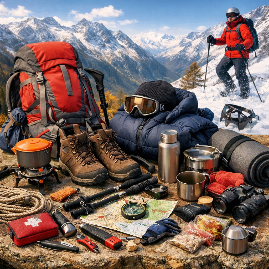 등산 준비물 체크리스트 총정리｜초보자부터 겨울 산행까지 필수 준비물 완벽 가이드 관련 사진