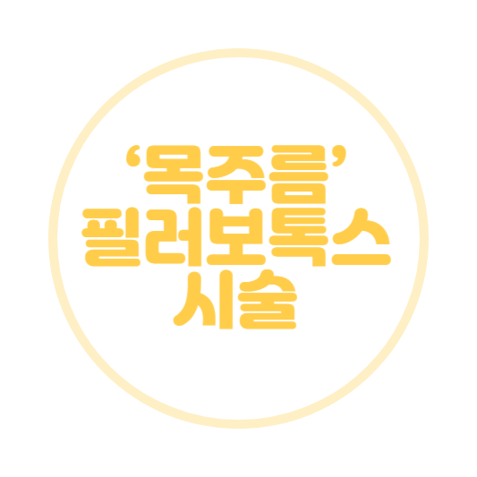 목주름 필러 보톡스 시술