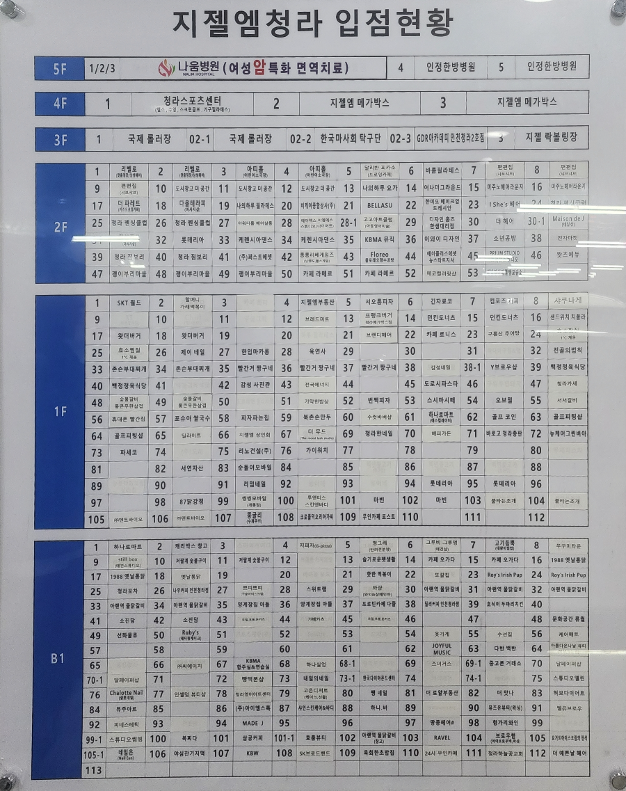 지젤엠-입점현황