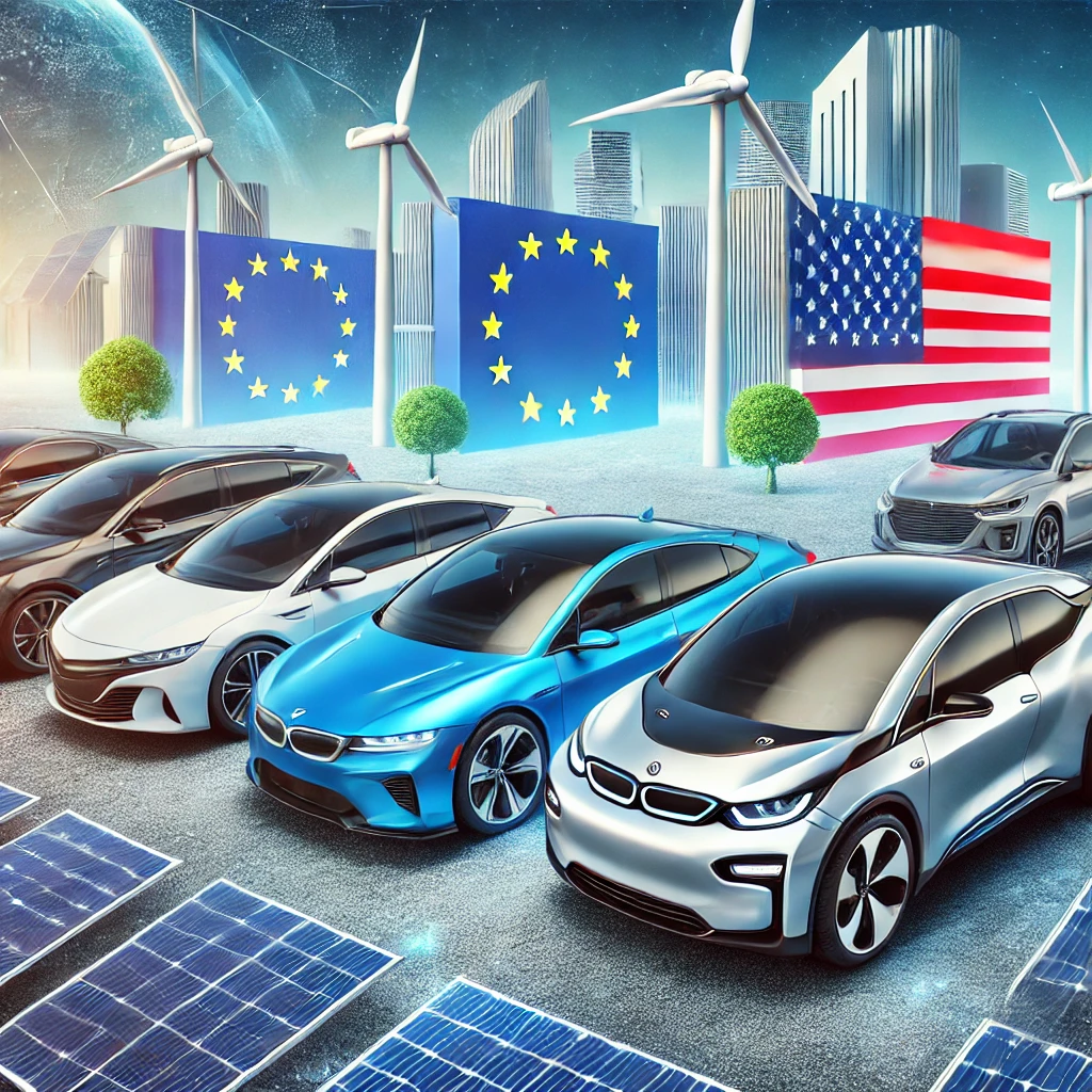 미국과 유럽 하이브리드 차량