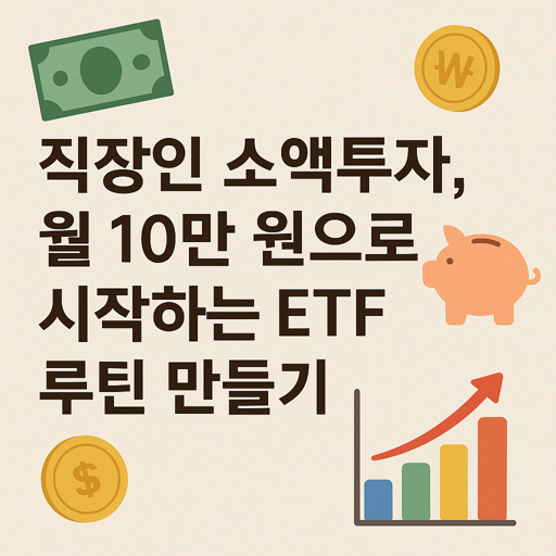 직장인 소액투자, 월 10만원으로 시작하는 ETF 루틴 만들기