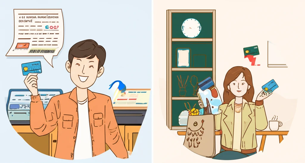 우리카드 무실적 카드: 전월 실적 부..