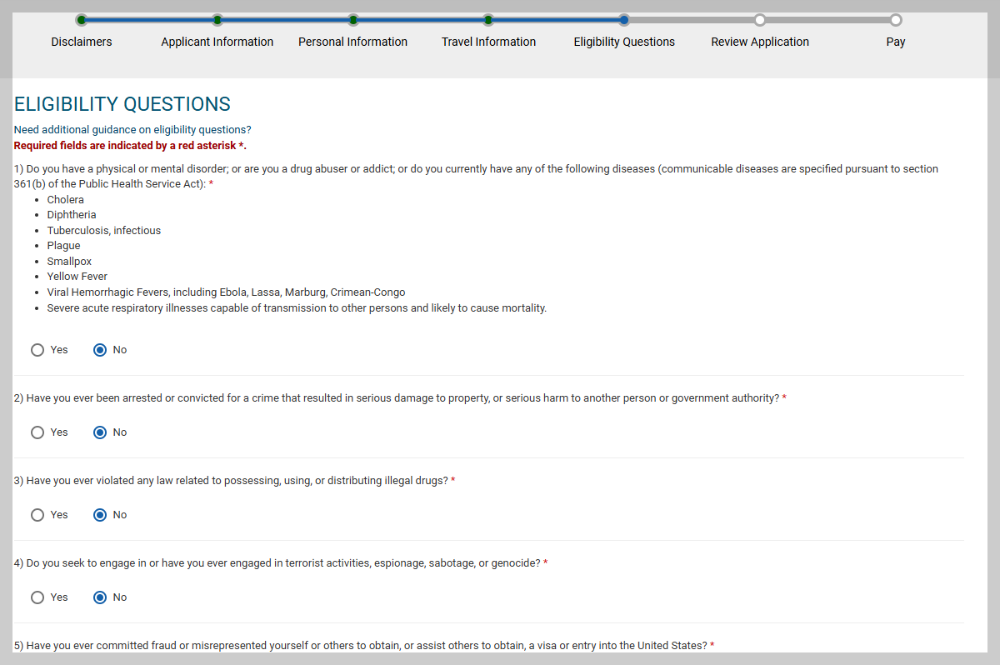 ESTA 신청 따라하기