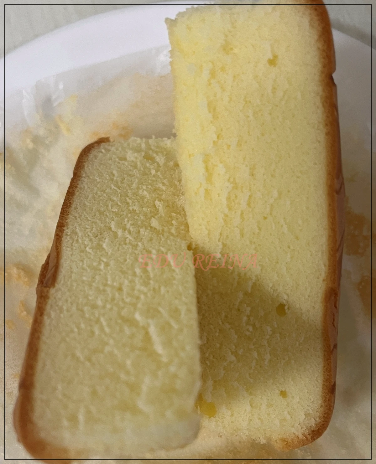 노브랜드-베이커리-우유케이크-단면