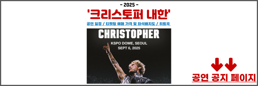 크리스토퍼 내한