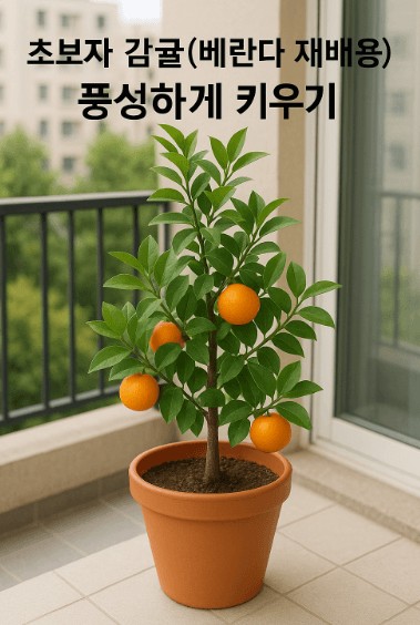 초보자 감귤(베란다 재배용) 풍성하게 키우기 사진
