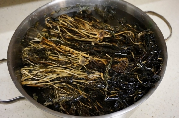 말린 무청 삶는법 시래기 보관법