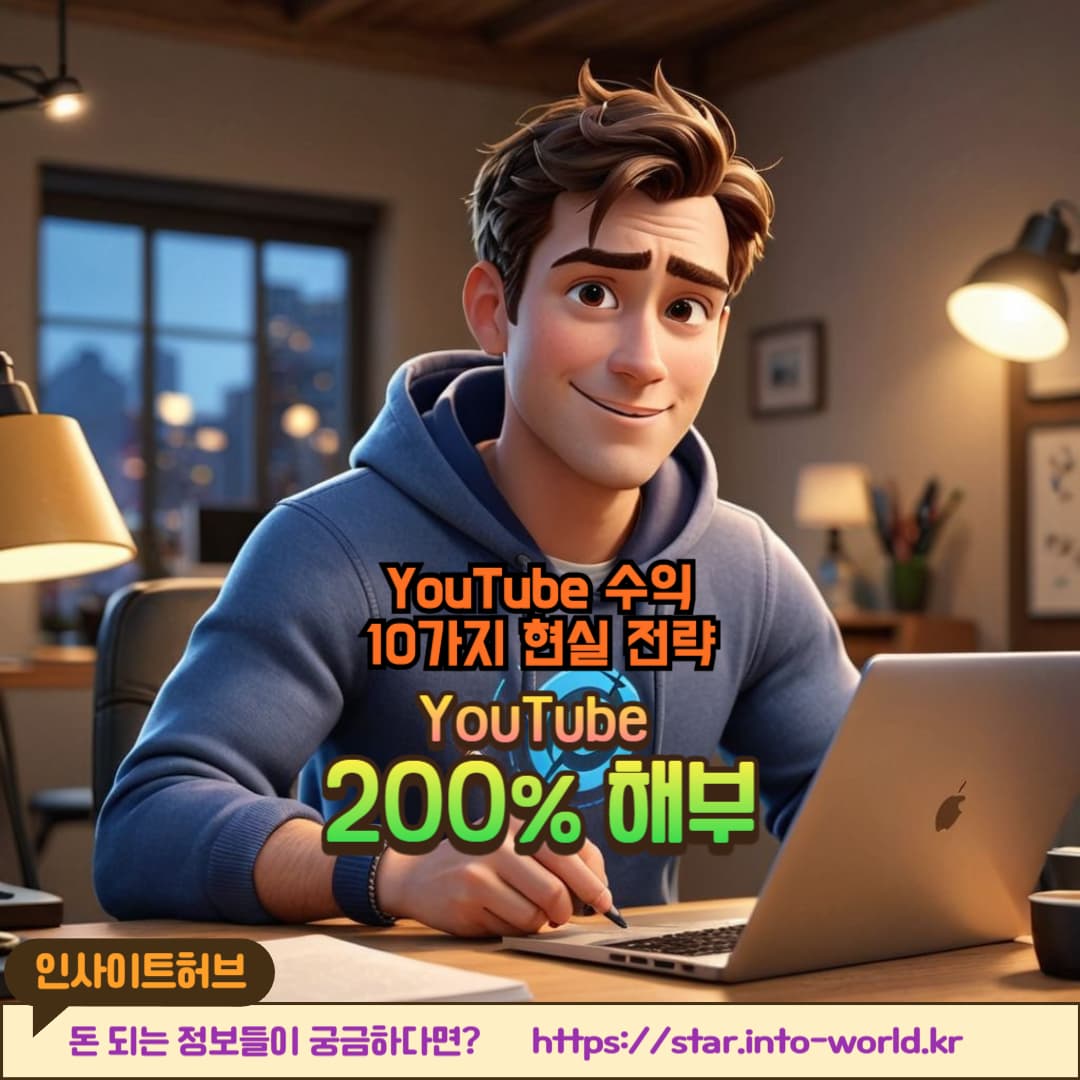 유튜브로 수익 내는 10가지 방법