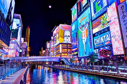 오사카 유니버셜 스튜디오 재팬 야경