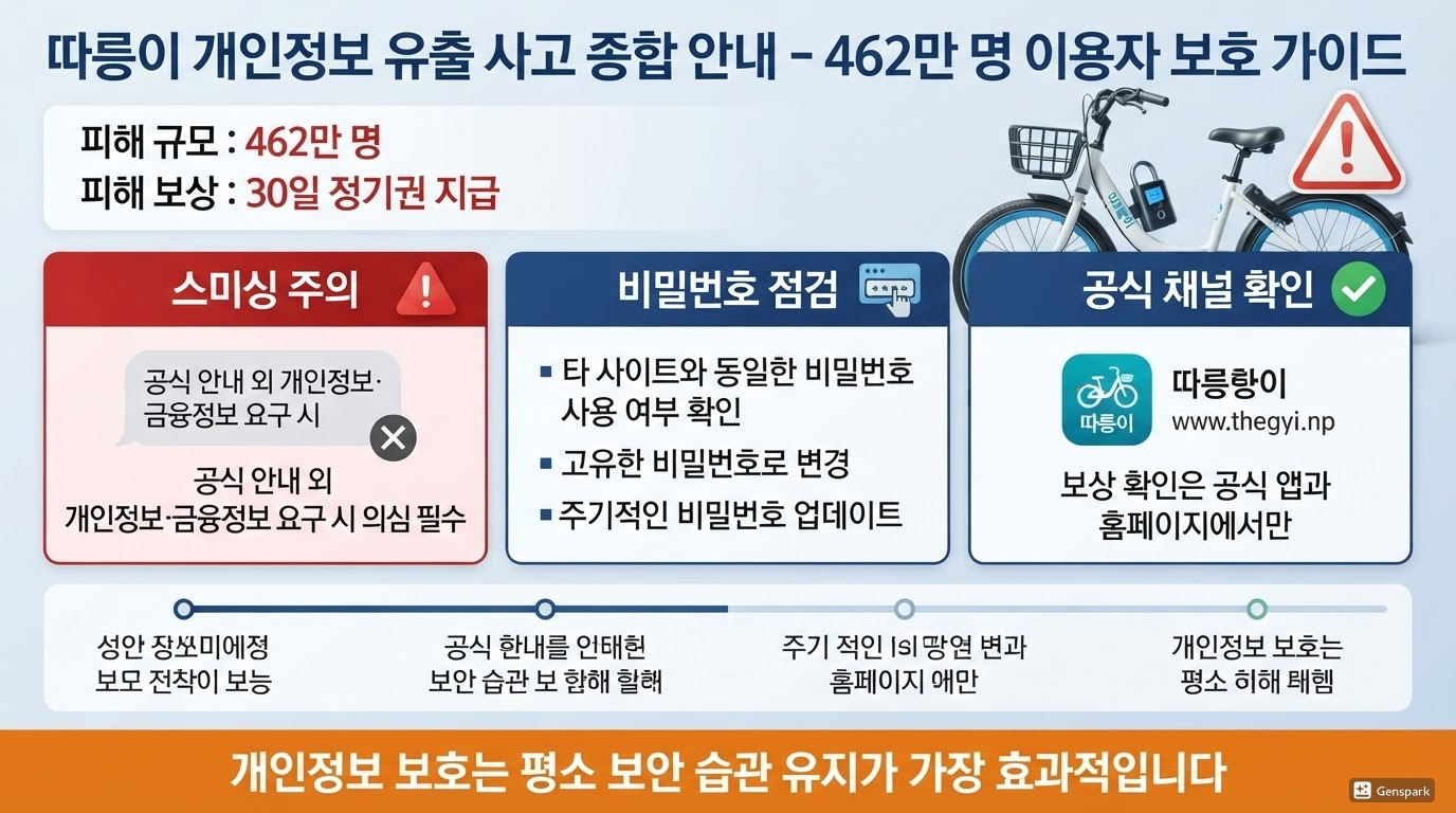 개인정보 유출 사고 종합 안내