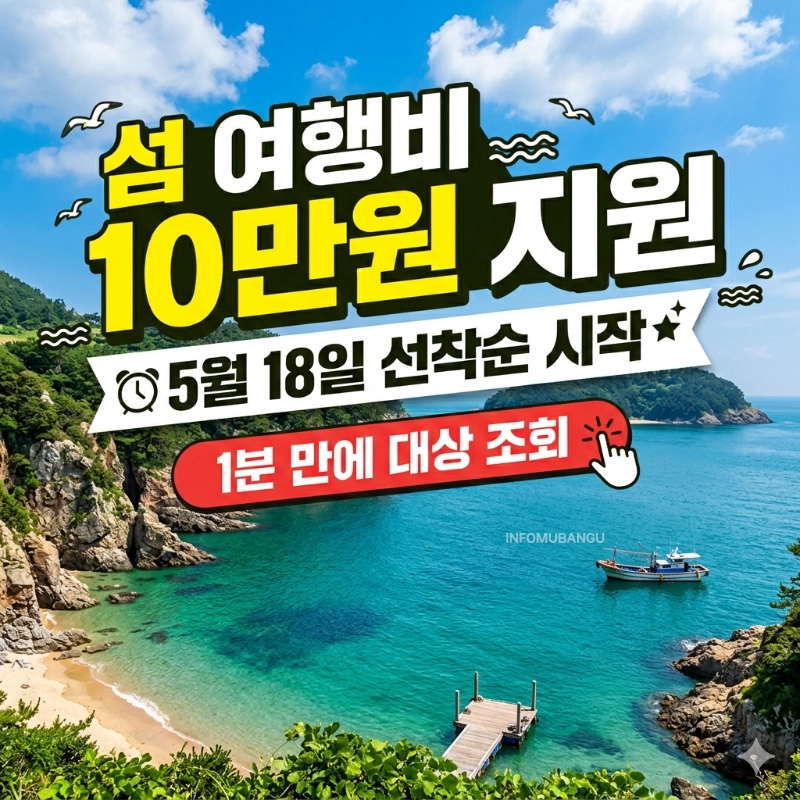 행안부 섬여행비 지원금