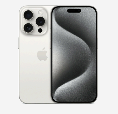 아이폰 15 프로 화이트 티타늄 색상 사진