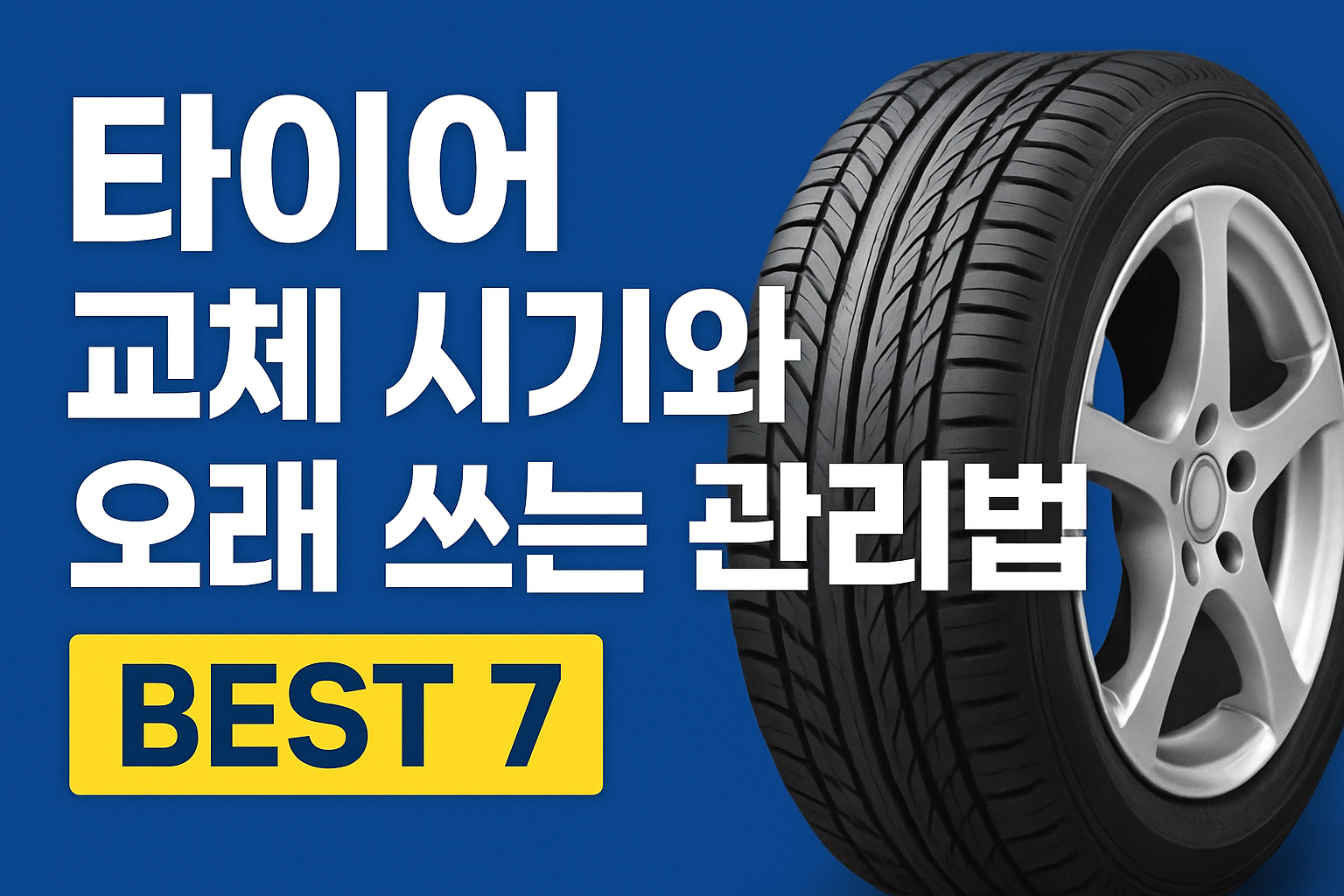 자동차 정비 타이어 교체 주기 시기