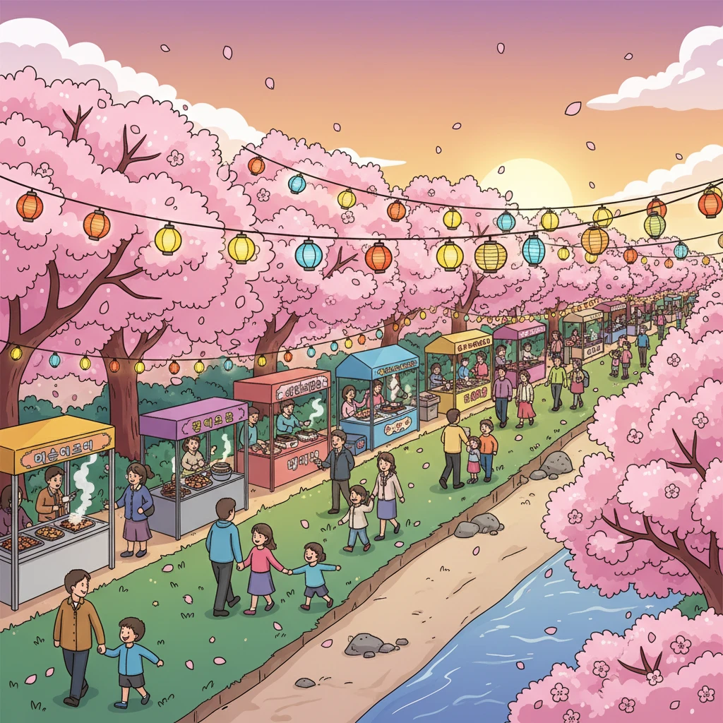 양천구 벚꽃 나들이 정보 및 안양천 ..