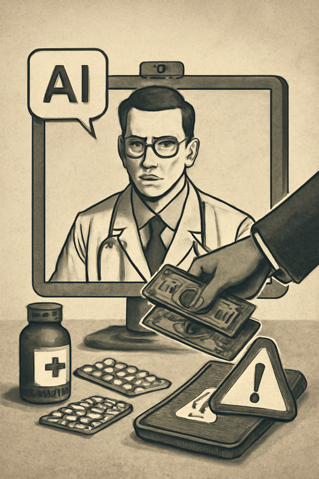 AI 가짜의사 허위광고, 소비자 속이는 신종 사기 수법 관련 사진