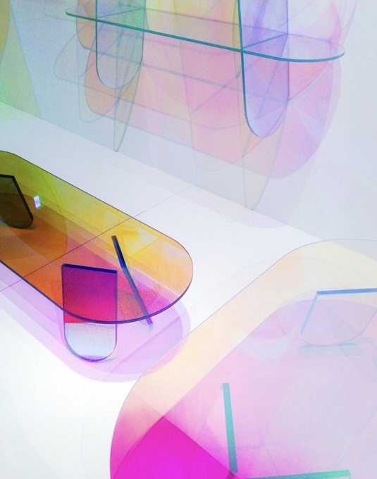 글라스 이탈리아 쉬머 테이블5