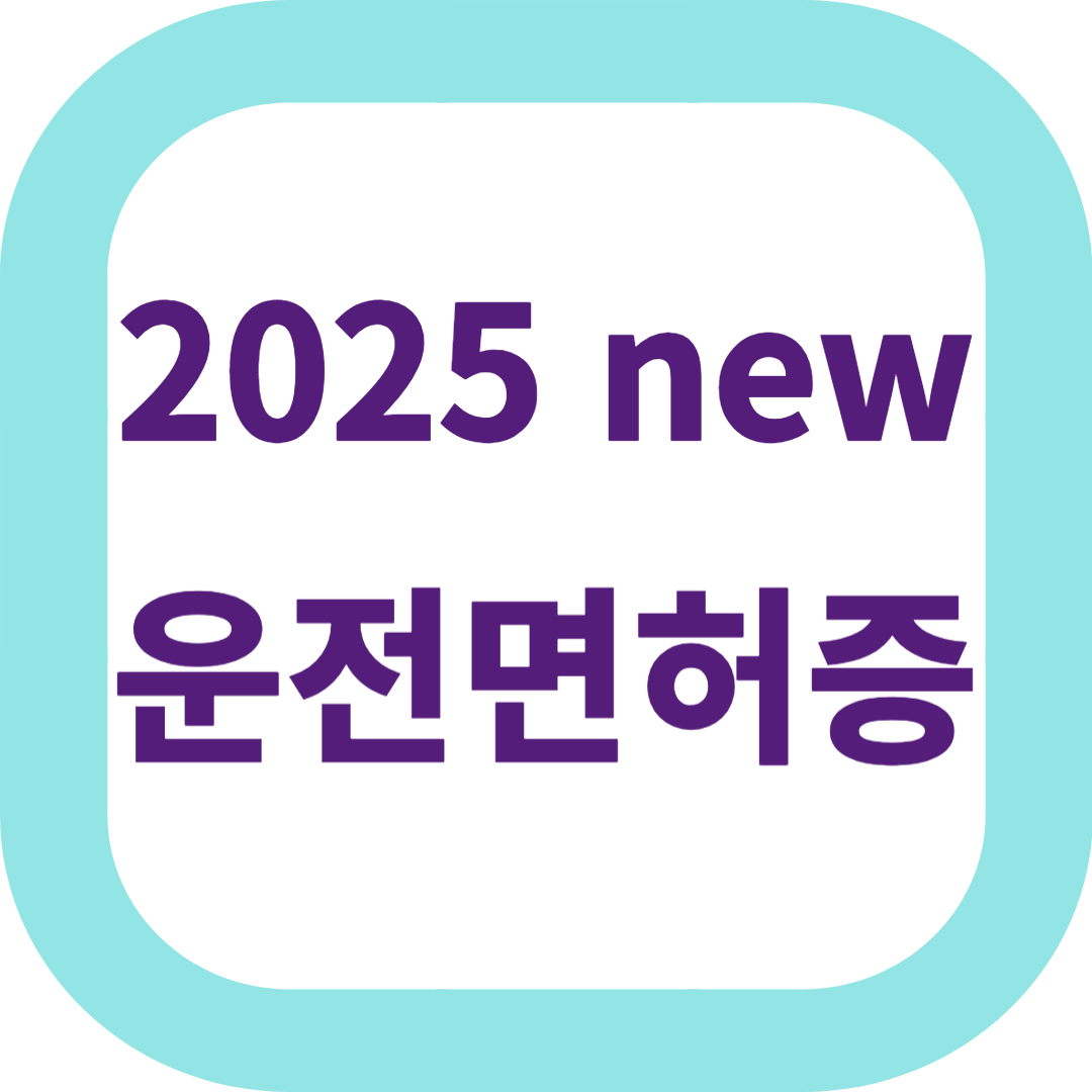 2025 new 운전면허증