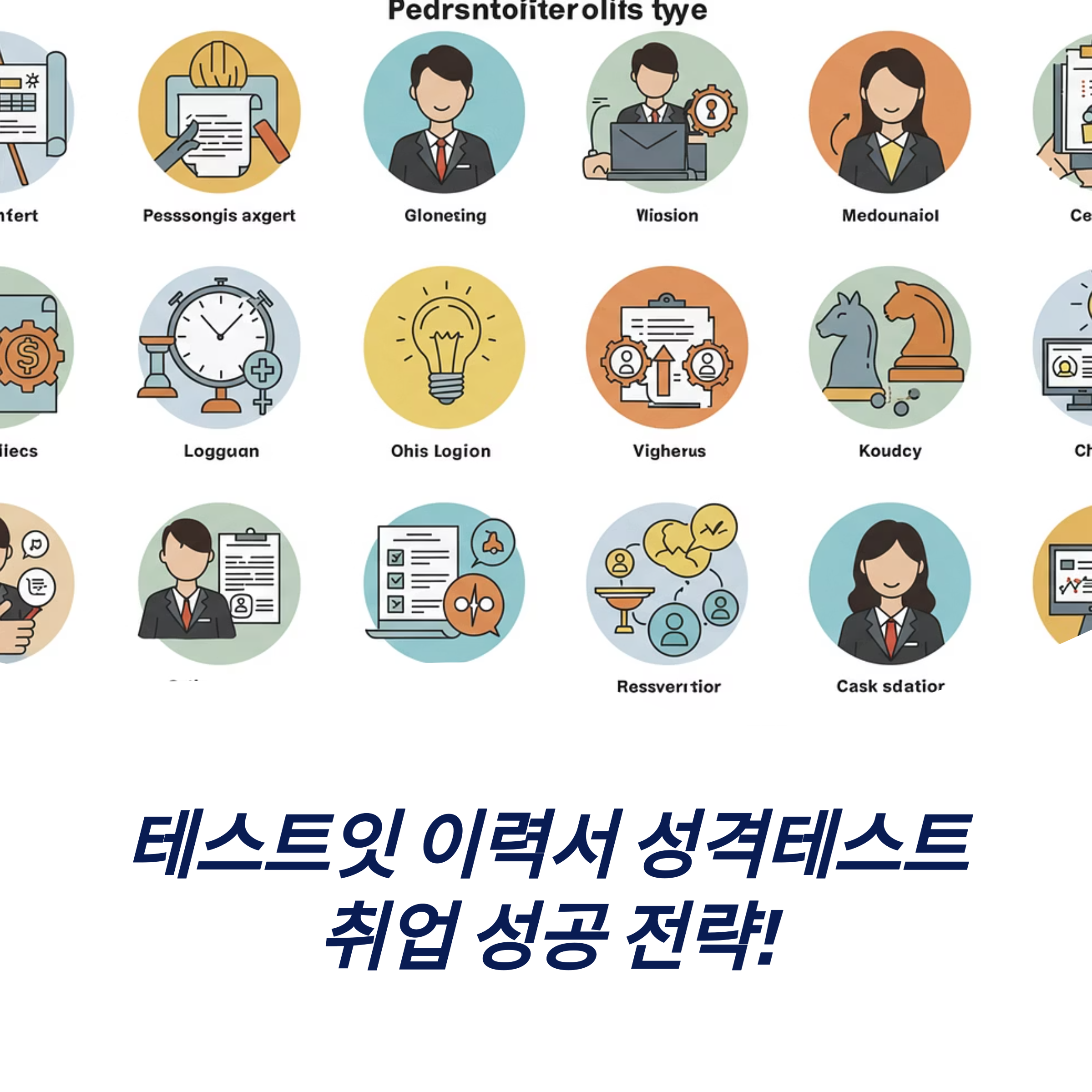 테스트잇 이력서 성격테스트 MBTI 추천 직무 면접 준비
