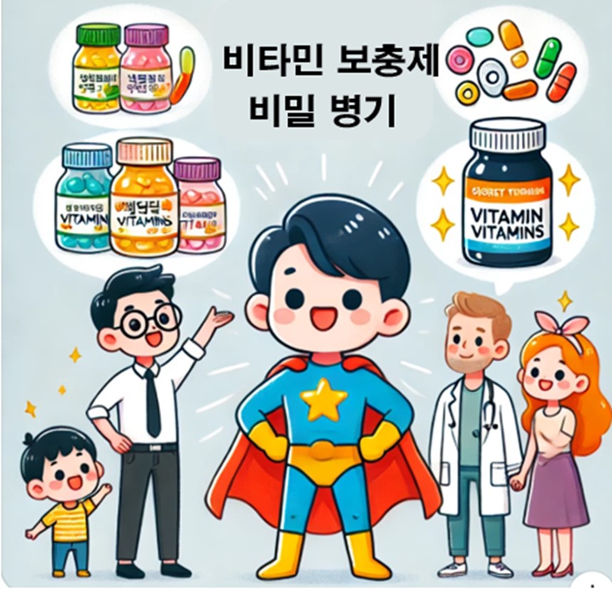 비타민 보충제 비빌 병기