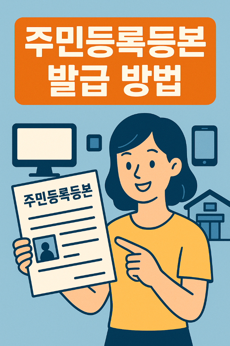 주민등록등본 발급 방법: 온라인·오프라인 완전 정복!