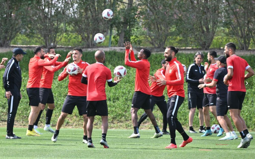 요르단 훈련모습