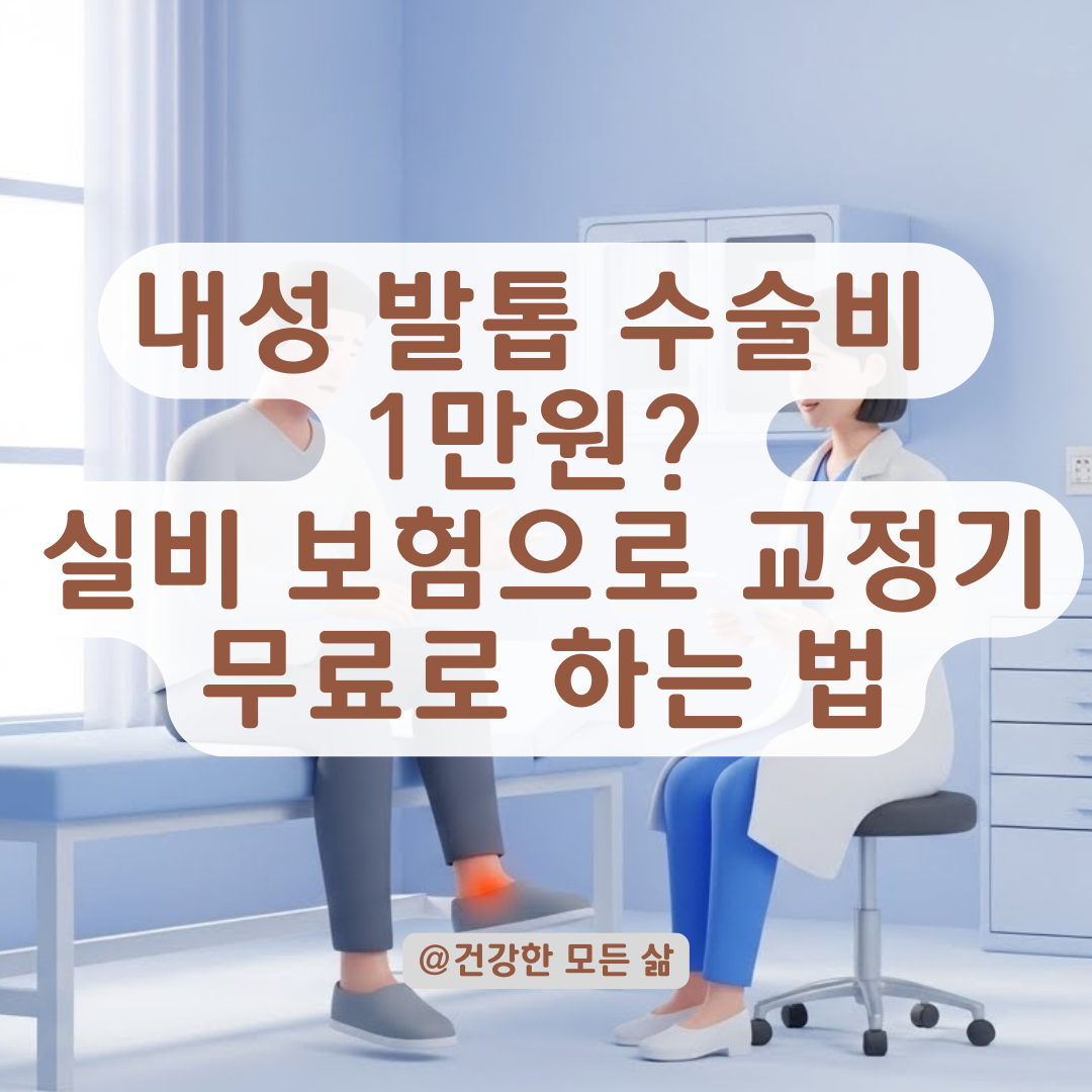 내성 발톱 수술 비용과 건강보험 적용 시 본인 부담금 확인
