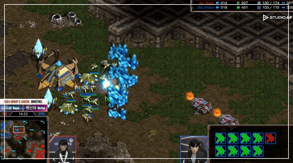 SSL 24강 C조 패자전 중앙멀티공격