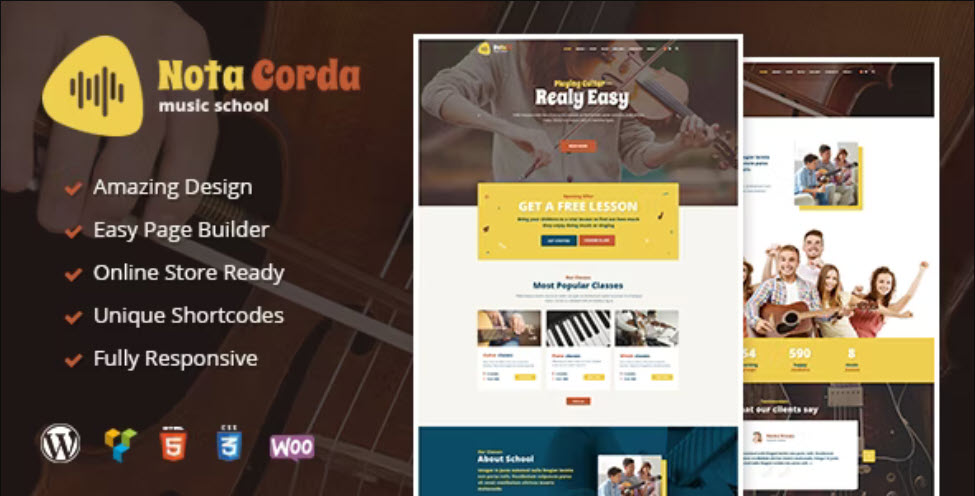 워드프레스 NotaCorda 테마