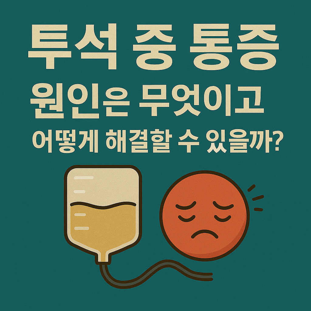 투석 중 통증, 원인은 무엇이고 어떻게 해결할 수 있을까?