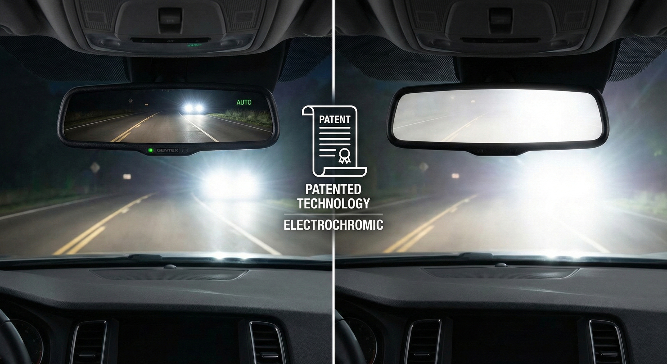 자동차 백미러(룸미러) 기술