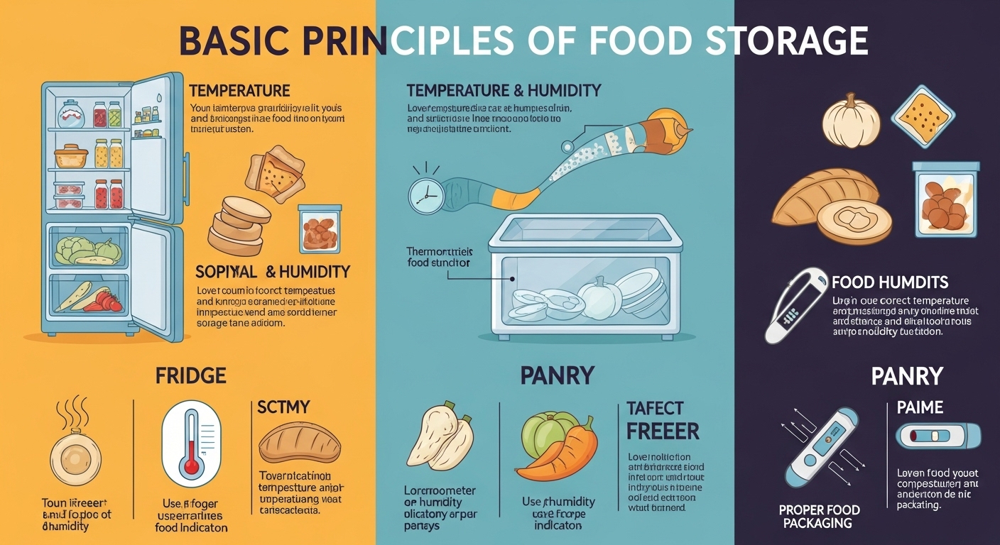 식재료 보관의 기본 원칙