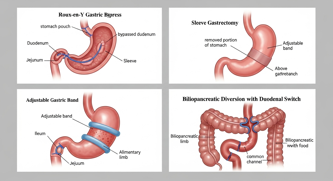비만대사 종류Types of obesity surgery