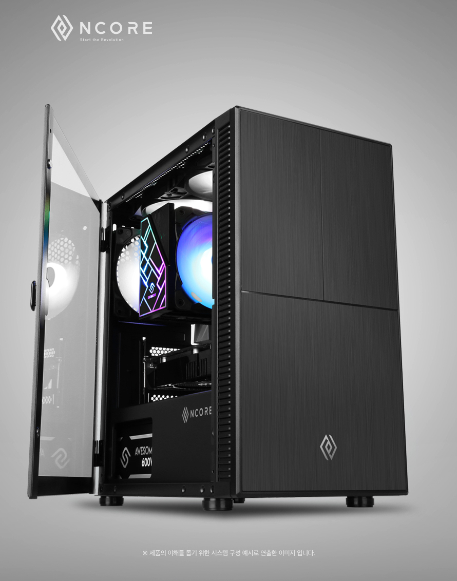 ABKO NCORE Double Door Tempered Glass